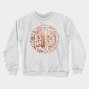 New York Society For The Suppression Of Vice In Rust Crewneck Sweatshirt